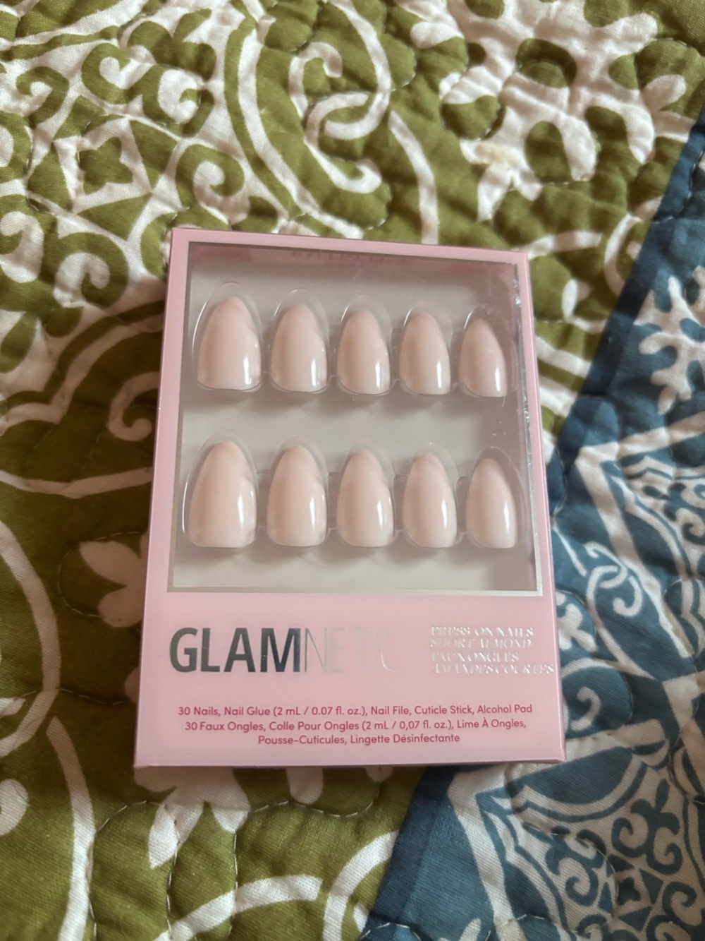 Ballet Pink Press-On Almond Nails – Nude Pink Set